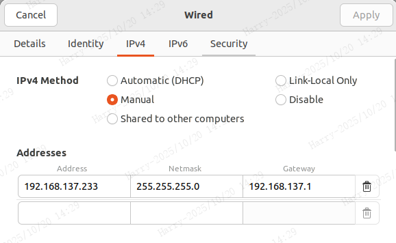 Network Settings